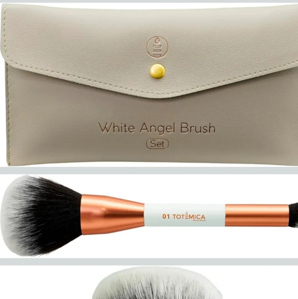 Totemica White Angel Brush Set Of 4 In Case New Sealed Package